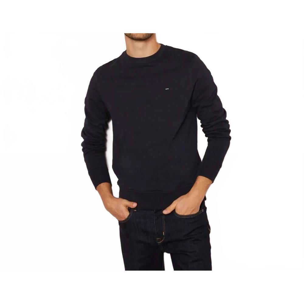 NEW EDEN PARK plain knit jumper sweater in dark blue